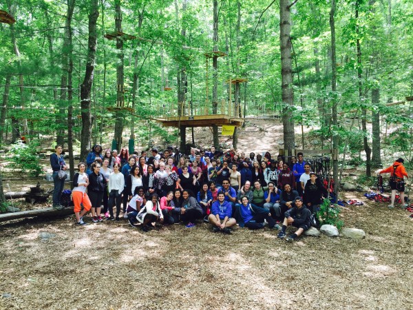 GPA Students at Storrs Adventure Park. 